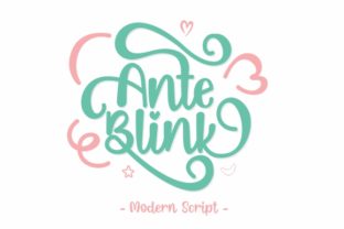 Ante Blink: A Script Typeface for Bold Campaigns