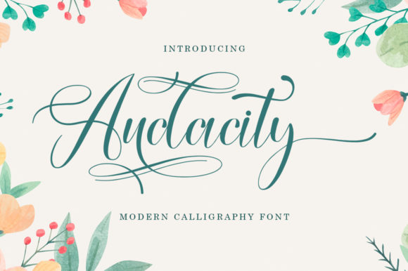 Audacty: A Friendly Script Handwritten Font for Web Design