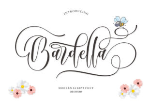 Bardella Script Font for Handmade Brands