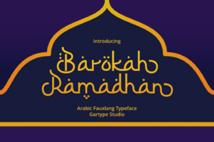 Barokah Ramadhan: A Script Font for Personalized Branding