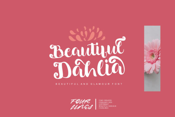Beautiful Dahlia: A Quirky Script Font for Editors
