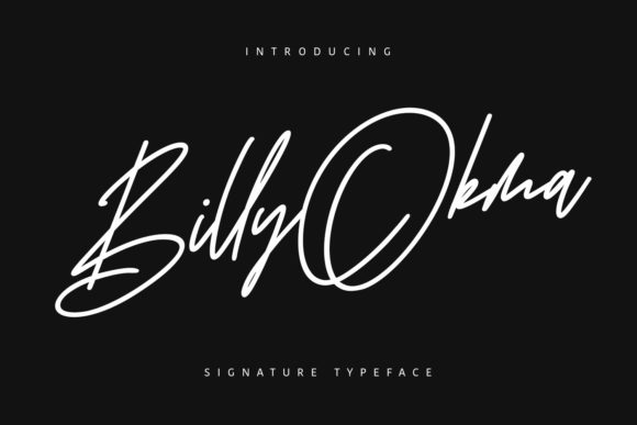 Billy Okma Font Review: Elegant Script for Designers