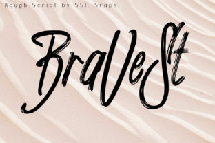 Bravest: A Playful Script Font for Makers