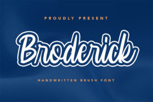 Broderick Script Font for Bold Marketing