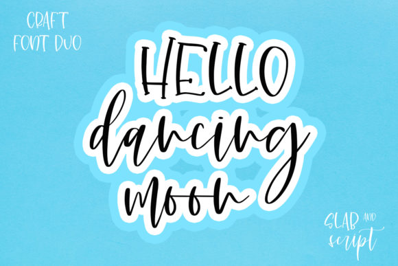 Dancing Moon Duo: The Perfect Script Handwritten Font for Crafters