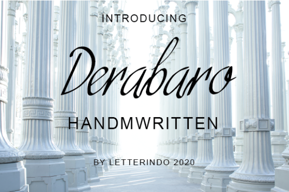 Derabaro Font Review for Handmade Brands