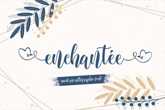 Enchantee Font: Elegant Script for Campaigns