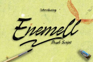 Enemell Font: The Perfect Script for Crafters