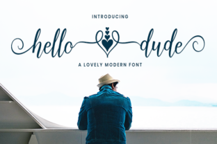 Hello Dude Font for Romantic Handmade Designs