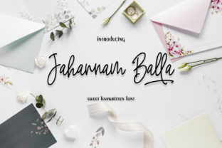 Jahannam Balla: A Soft Script Font for Branding