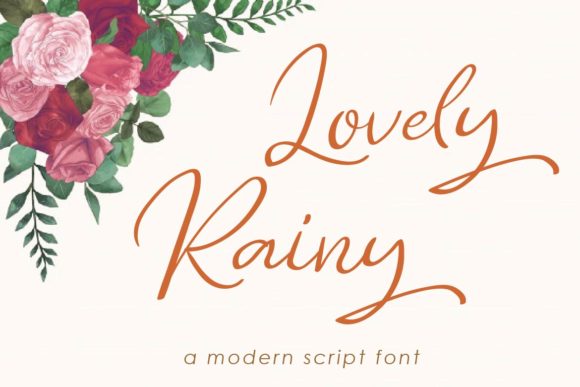 Lovely Rainy Typeface for Elegant Branding