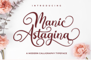 Manic Astagina Font for Elegant Handmade Branding