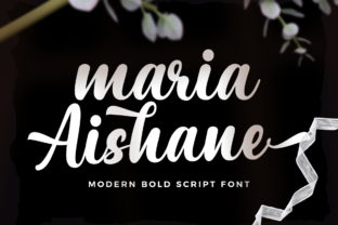 Maria Aishane: Elevating Brand Identity with Elegant Script