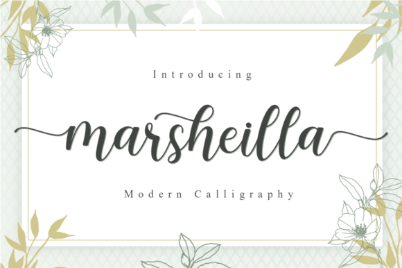 Marsheilla: The Script Handwritten Font for Campaigns