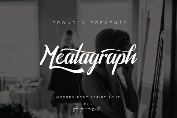 Meatagraph: A Modern Script Typeface for Authentic Branding
