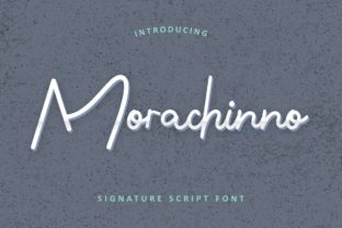 Morachinno: Elegant Script Font for Crafters