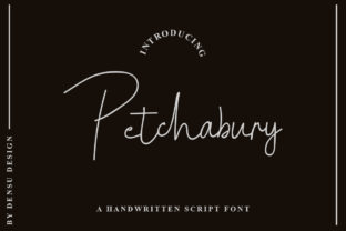 Petchabury: A Casual Script Font for Small Business Branding