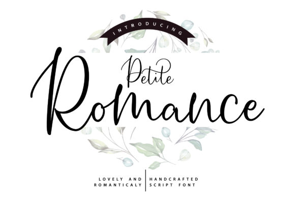 Petite Romance Script Font for Makers