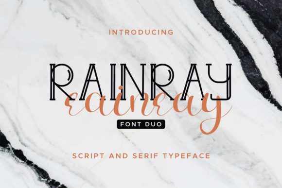 Rainray Font Review: Elegant Script & Serif Duo