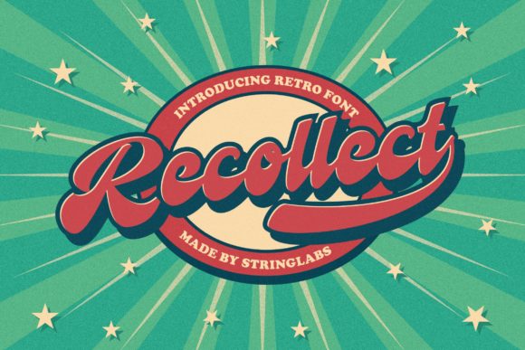 Recollet: A Bold Vintage Script Typeface for Branding