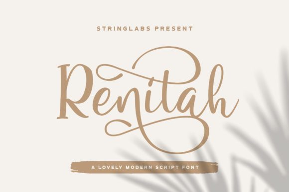 Renitah: A Timeless Script Font for Editorial Design