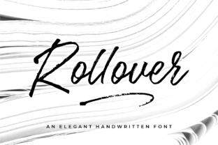Rollover Font: Bold Script for Handmade Brands