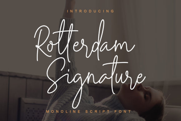 Rotterdam Signature Font for Editorial Design