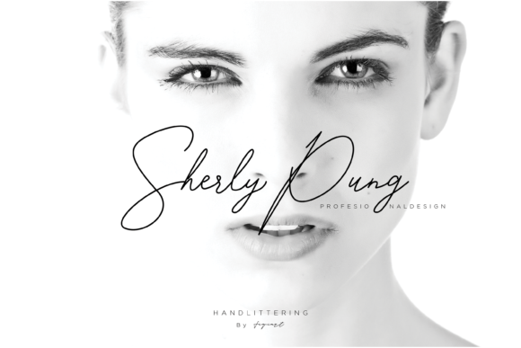 Sherly Pung: A Modern Script Typeface for Web Design