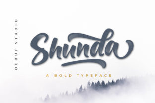 Shunda: A Modern Script Font for Web Design