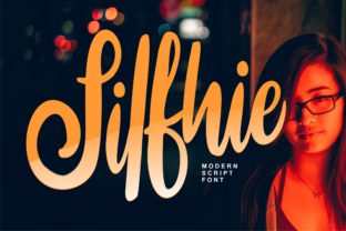 Silfhie: A Script Handwritten Font for Elegant Editorial Design