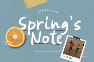 Spring’s Note Font for Professional Branding
