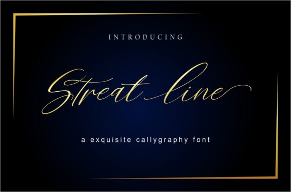 Streat Line: A Modern Script Font for Campaigns