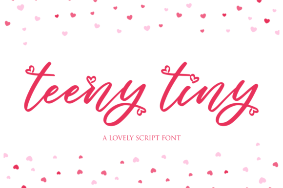 Teeny Tiny Script Font for Campaign Design