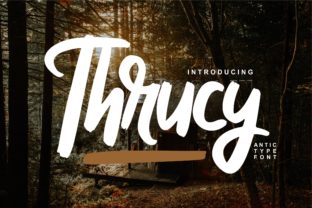 Thrucy: A Magical Script Font for Elegant Campaigns