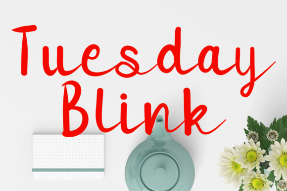 Tuesday Blink: A Modern Script Typeface for Campaigns