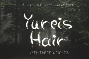 Yūrei s Hair Typeface for Editorial Design